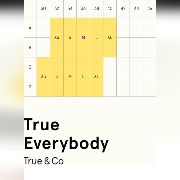 True & Co Black Seamless True Body V Neck Bra Sz L - Picture 4 of 8